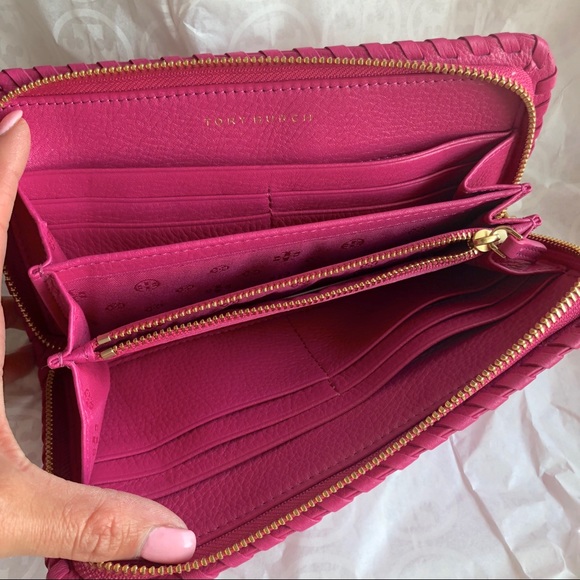 Tory Burch pink Marion zip wallet - Picture 5 of 8